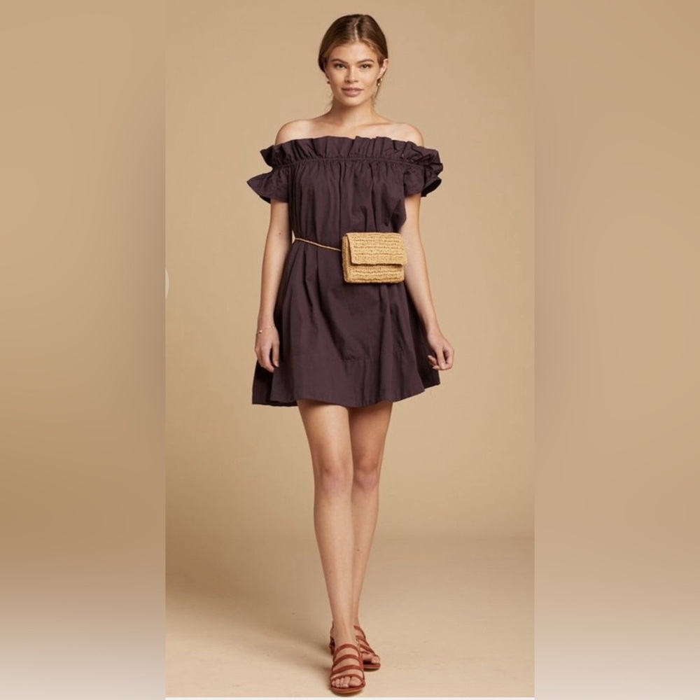 Free People NWT Sophie Off-Shoulder Flutter Sleeve Sundress